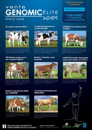 Affiche Vente Genomic Elite 2026