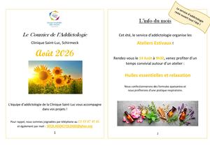 Newsletter Août 2026