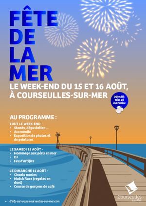Programme de la Fête de la Mer de Courseulles Sur Mer