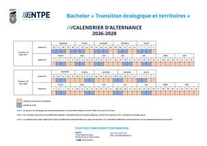 Le calendrier d'alternance 2026 2028 Pdf