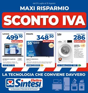 Volantino Elettrosintesi Agosto 2026