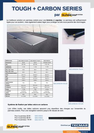 Brochure Sunbeam Carbon Serie
