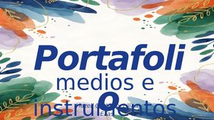 Presentación Portfolio Profesional Azul Y Blanco
