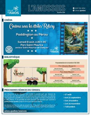 Amossois du 29 juillet