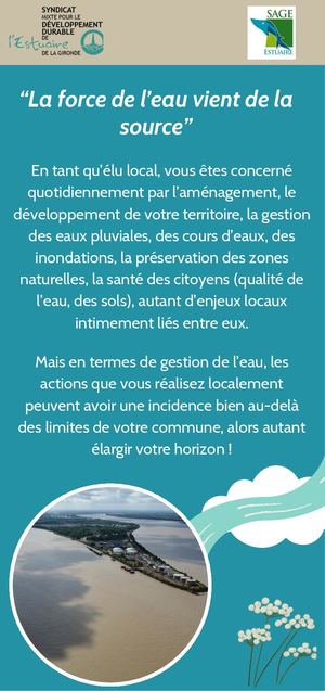 Flyer Sage Estuaire Gironde éLus