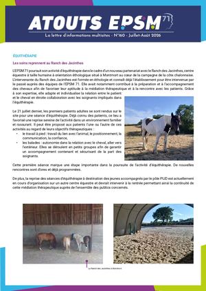 ATOUTS EPSM 71 N°160 - JUILLET-AOÛT 2026