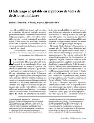 Liderazgo Military Review