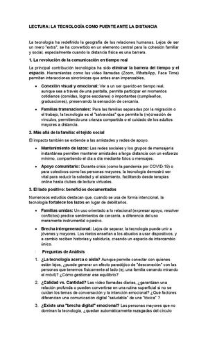 Lectura 8 Puente En La Distancia