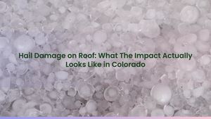 Hail Damage on Roof: What The Impact Actually Looks Like in Colorado