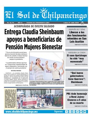 El Sol De Chilpancingo 27 Julio 2026