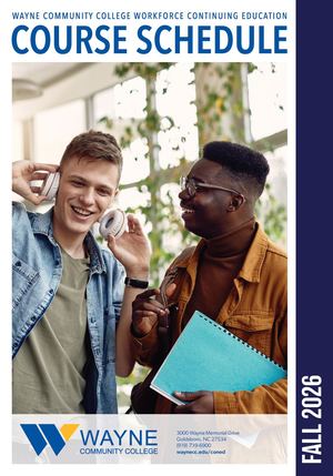 WCC Workforce Continuing Education Course Schedule - Fall 2026