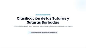 Clasificación De Las Suturas Y Suturas Barbadas