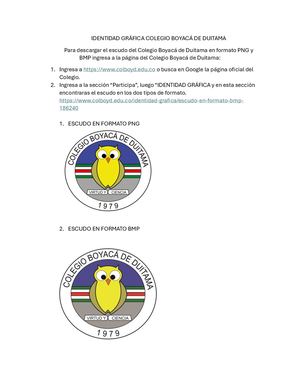 Identidad Gráfica Colegio Boyacá De Duitama