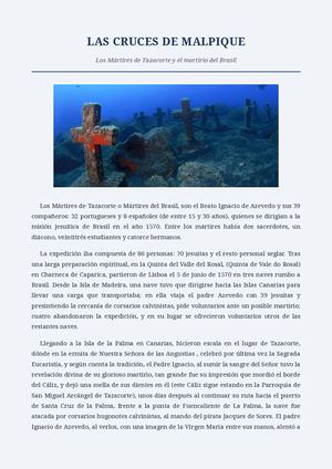 Las Cruces de Malpique.