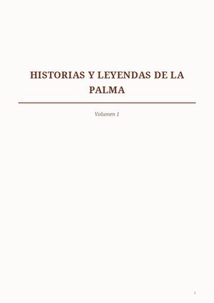 10 historias y leyendas de La Palma volumen 1