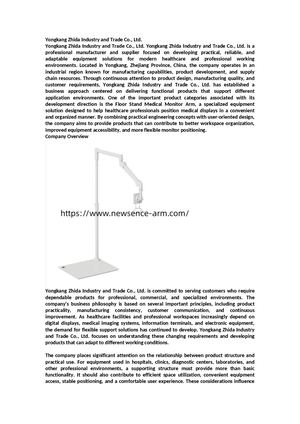 Floor Stand Medical Monitor Arm1