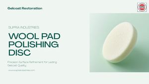 Wool Pad Polishing Disc For Gelcoat Restoration