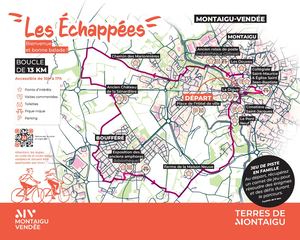 Les Échappées - boucle à vélo Montaigu-Vendée