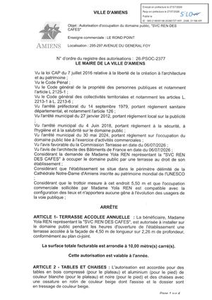 AR1 2026 01168 - 26 PSOC 2377 LE ROND POINT 295 297 AVENUE DU GENERAL FOY - Publiée Le 28 07 2026
