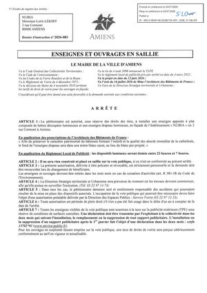 AR1 2026 01166 ARR NUBIA VIA AR1 2026 01166 20260723 Publiée Le 28 07 2026