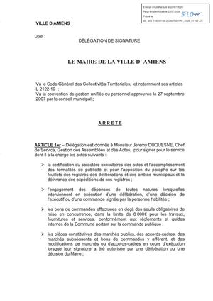 AR1 2026 01162 Jeremy DUQUESNE Chef De Service GAA VIA 20260720 - Publiée Le 28 06 2026