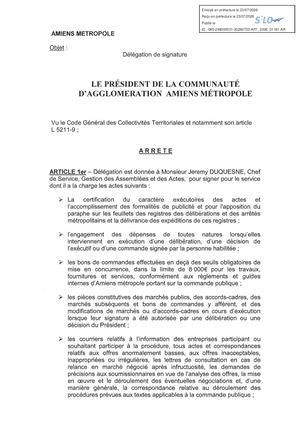 AR1 2026 01161 - Jeremy DUQUESNE Chef Service GAA MET 20260720 Publiée Le 28 06 2026