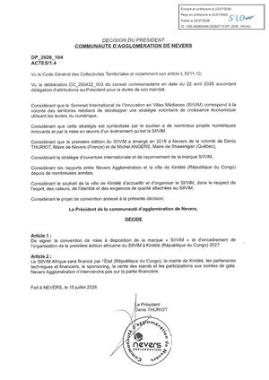 DP 2026 104 SIIVi M Kintele