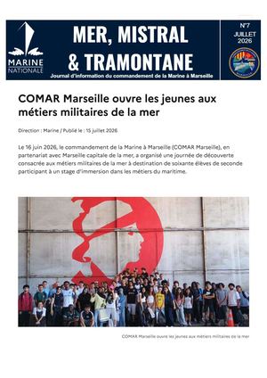 Comar Marseille Ouvre Les Jeunes Aux Métiers Militaires De La Mer Intradef Compressed
