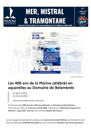 Les 400 Ans De La Marine Célébrés En Aquarelles Au Domaine De Belambrée Intradef