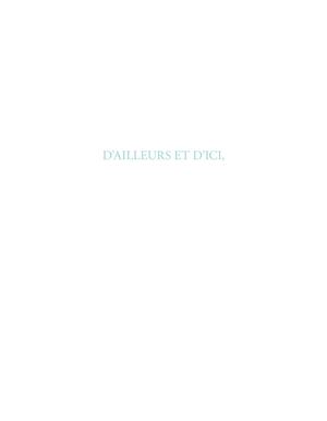 Texte D'auilleurs Et D'ici (Planches Page 9 à 37)