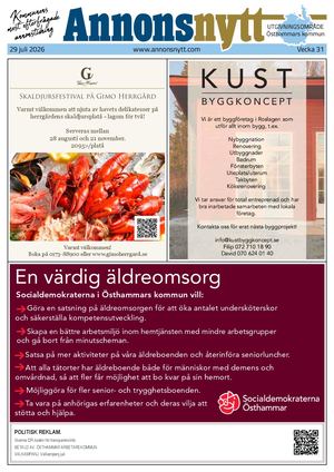 Annonsnytt V31 2026