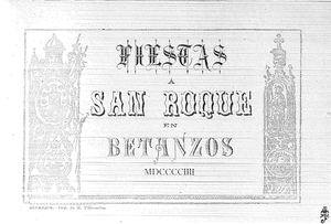 Libro De Festas Patronais San Roque 1904