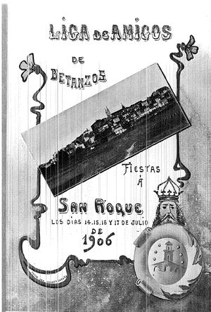 Libro De Festas Patronais San Roque 1906