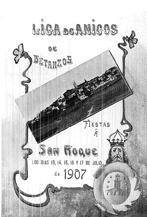 Libro De Festas Patronais San Roque 1907