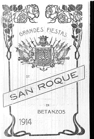 Libro De Festas Patronais San Roque 1914