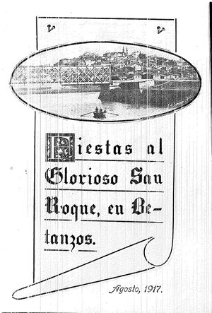 Libro De Festas Patronais San Roque 1917