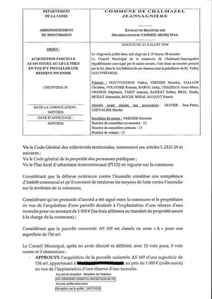 Acquisition Parcelle As169