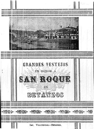 Libro De Festas Patronais San Roque 1924