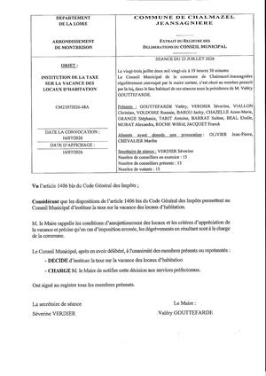Mise En Place Taxe Logement Vacant