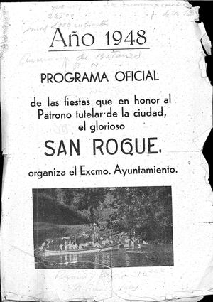 Libro De Festas Patronais San Roque 1948