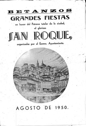 Libro De Festas Patronais San Roque 1950
