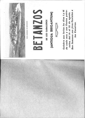 Libro De Festas Patronais San Roque 1952