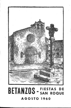 Libro De Festas Patronais San Roque 1960