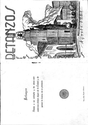 Libro De Festas Patronais San Roque 1961