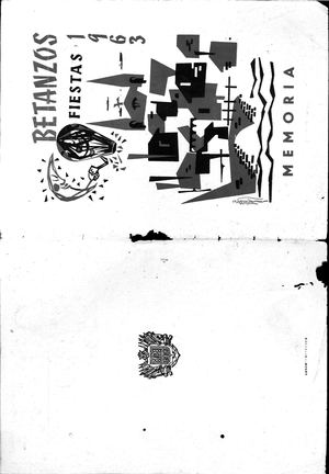 Libro De Festas Patronais San Roque 1963