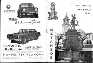 Libro De Festas Patronais San Roque 1969