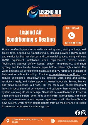 Legend Air Conditioning & Heating
