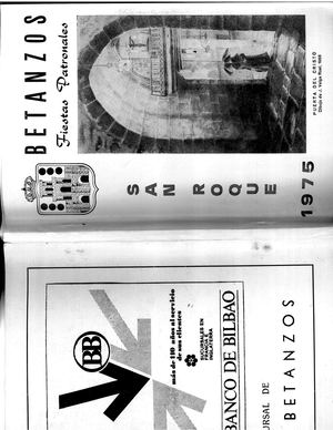 Libro De Festas Patronais San Roque 1975