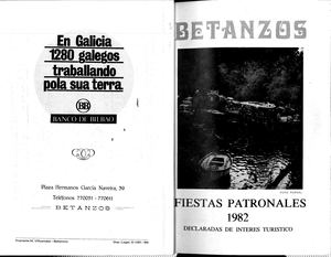 Libro De Festas Patronais San Roque 1982