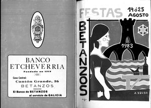 Libro De Festas Patronais San Roque 1983